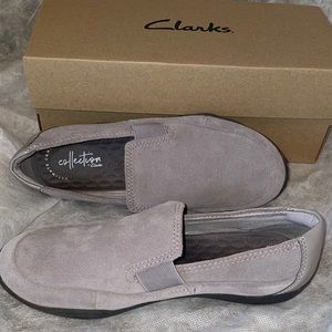 Clarks Haley Park Grey Suede